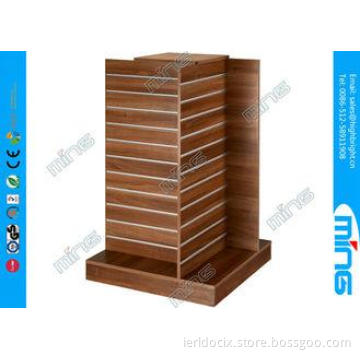 Heavy Duty 4 Sides Slatwall Display Shelves / Store Display